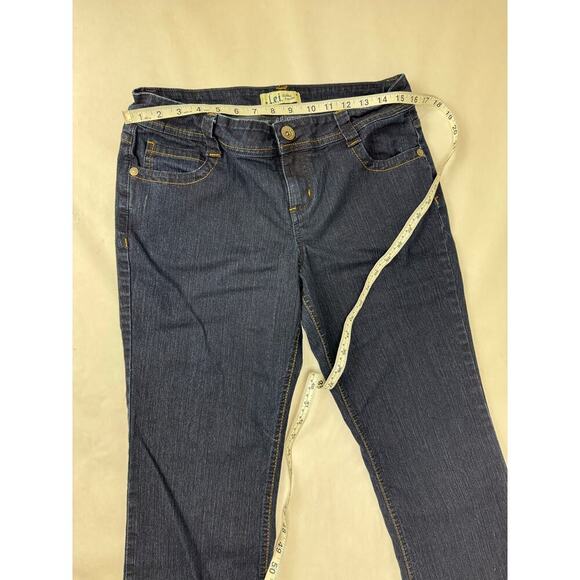 Vintage Y2K Low-Rise Jeans Flare Butterflies L.e.i. Ashley Trouble Size 11 - Picture 6 of 10